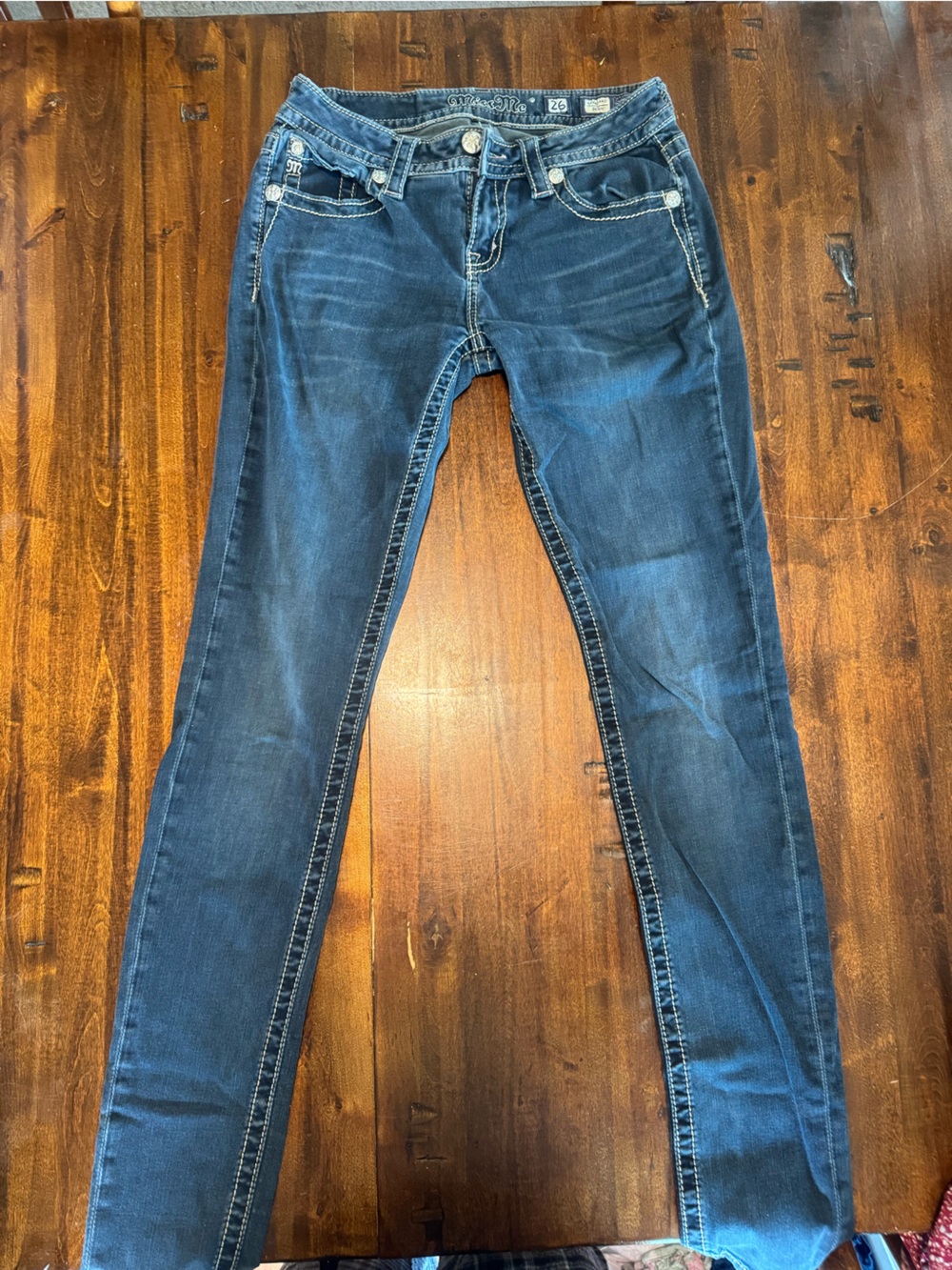 Miss Me Indigo Skinny Jeans